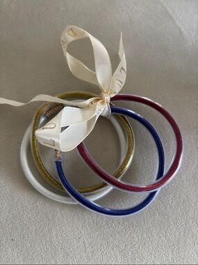 Yankee Doodle Darlin" silicone tube bracelet set by Plunder Design